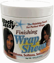 Black n' Sassy  Finishing Wrap Sheen